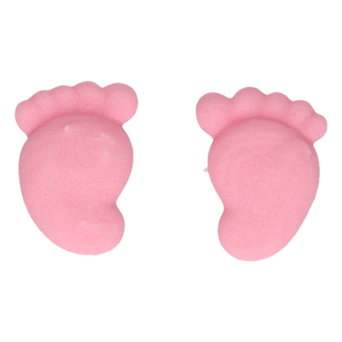 FunCakes Décors en Sucre Pieds de Bébé Rose Set/16