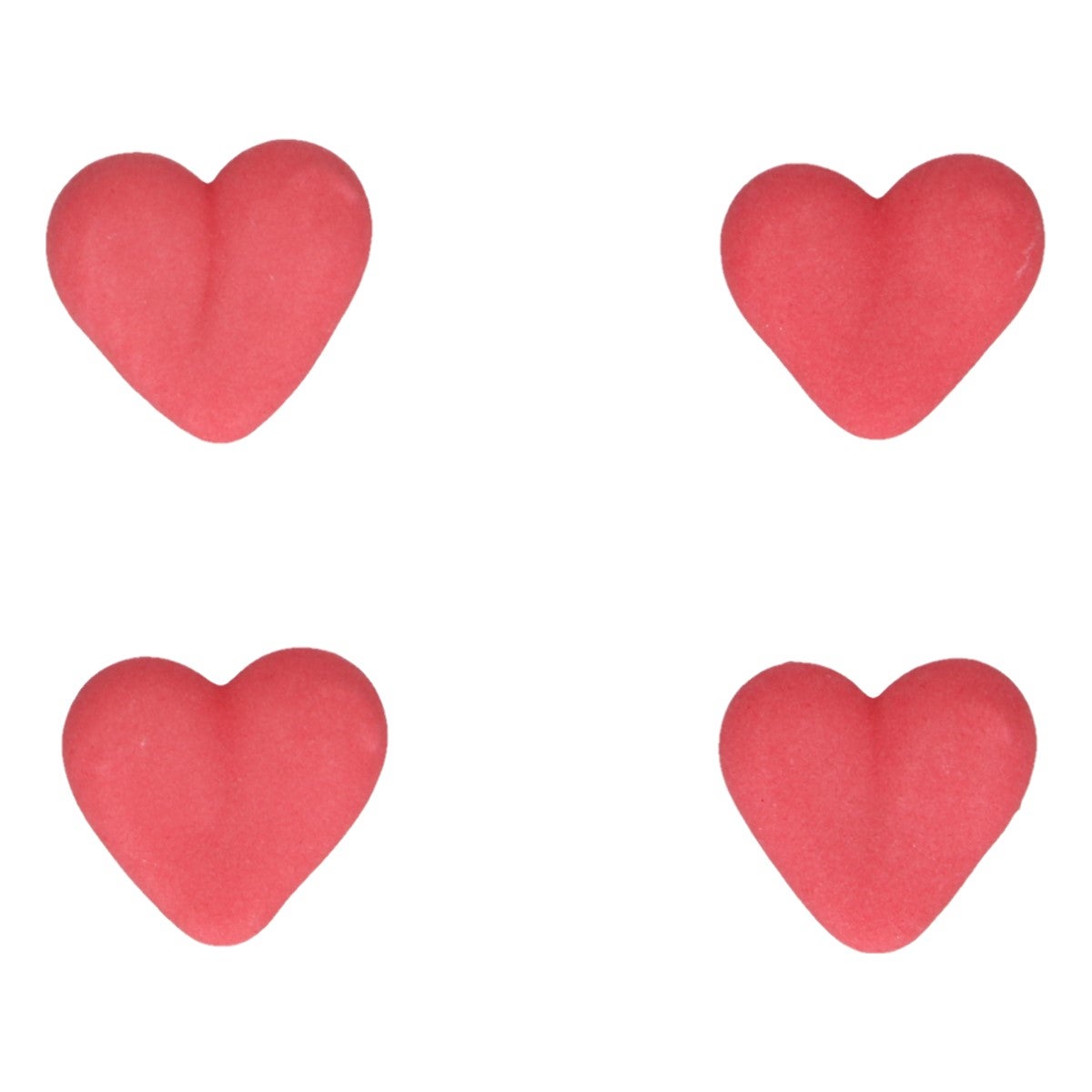 FunCakes Décors en Sucre Cœur rouge Set/8