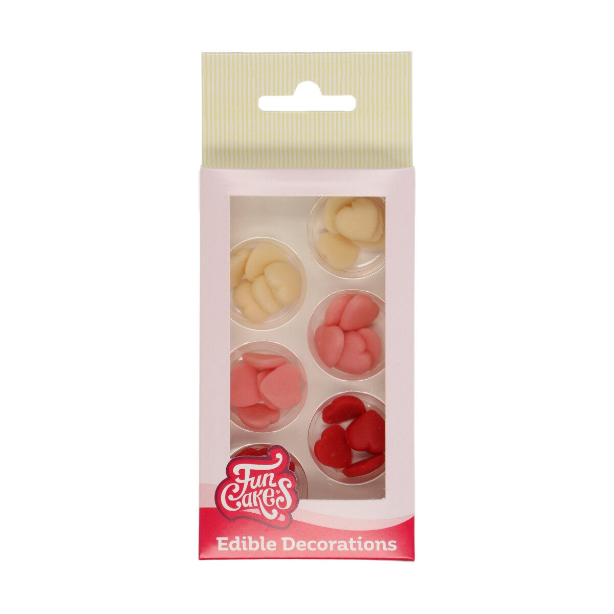 FunCakes Décorations en pâte d’amande Petits Cœurs Set/30