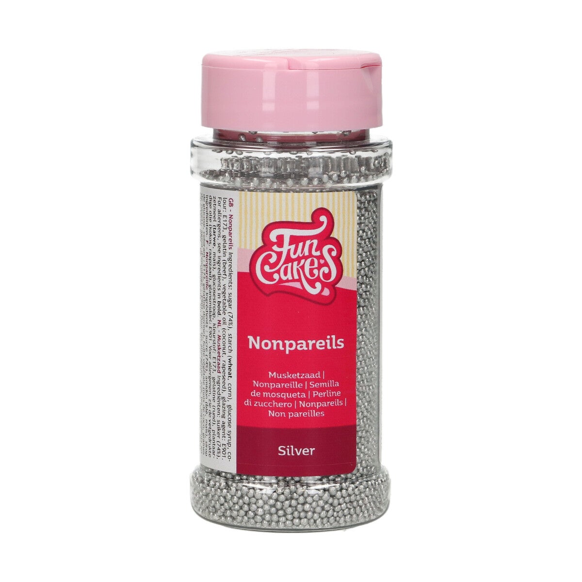 FunCakes Nonpareils Argentées - 80g
