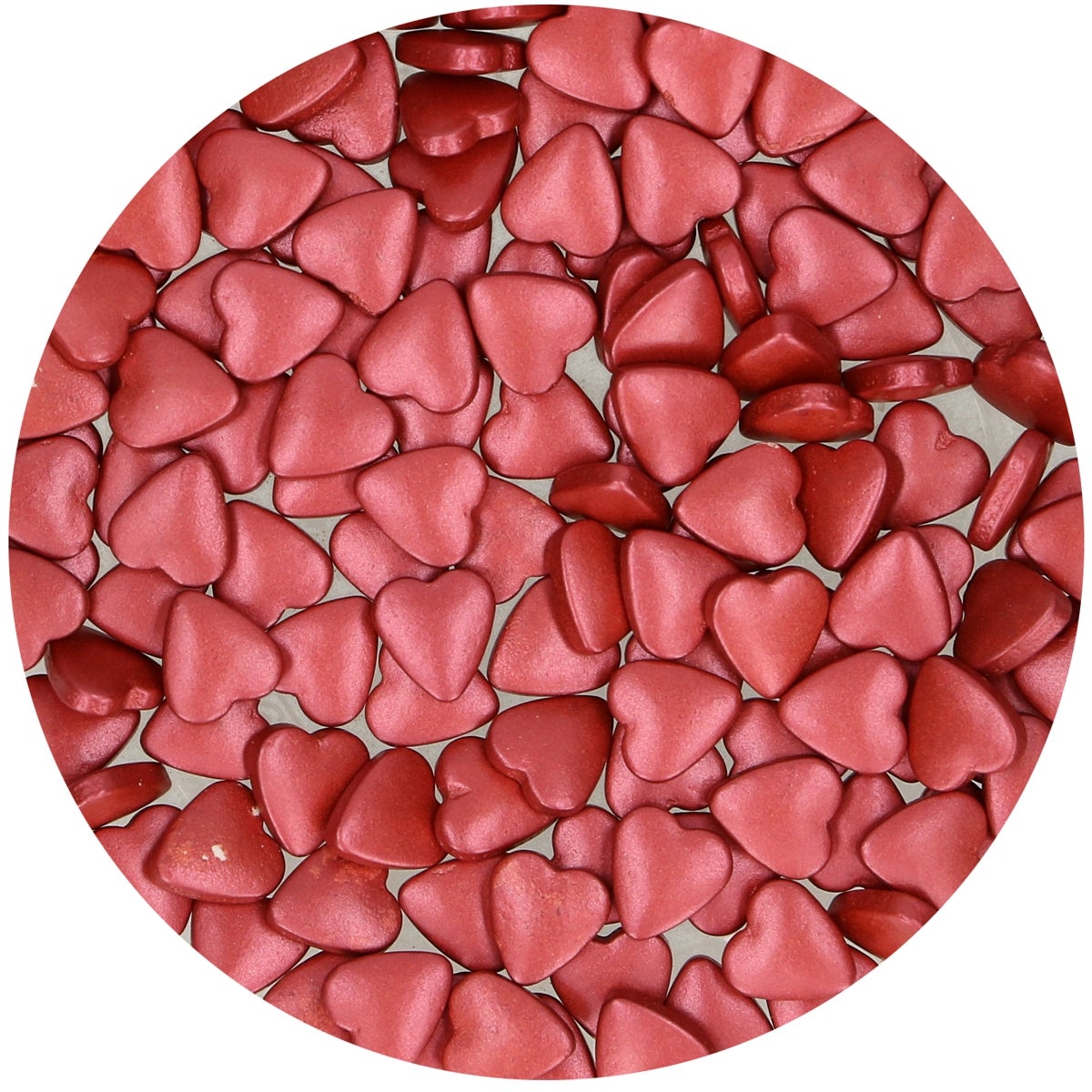 FunCakes Coeurs en Sucre Bordeaux 80g