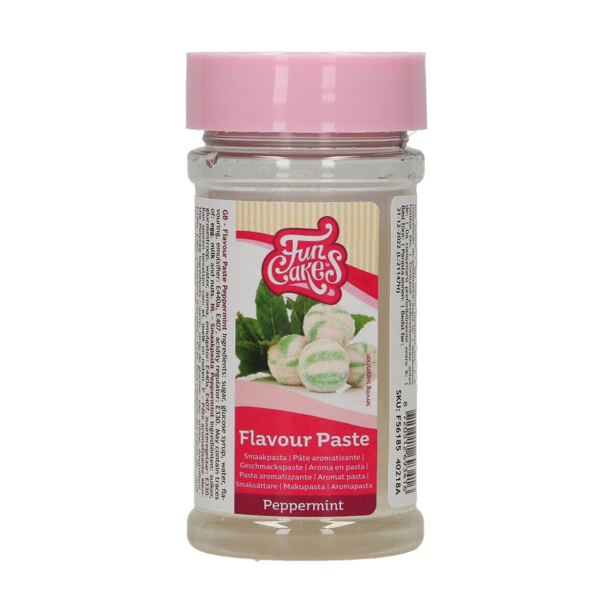 FunCakes Pâte Aromatisante Menthe Poivrée 100 g