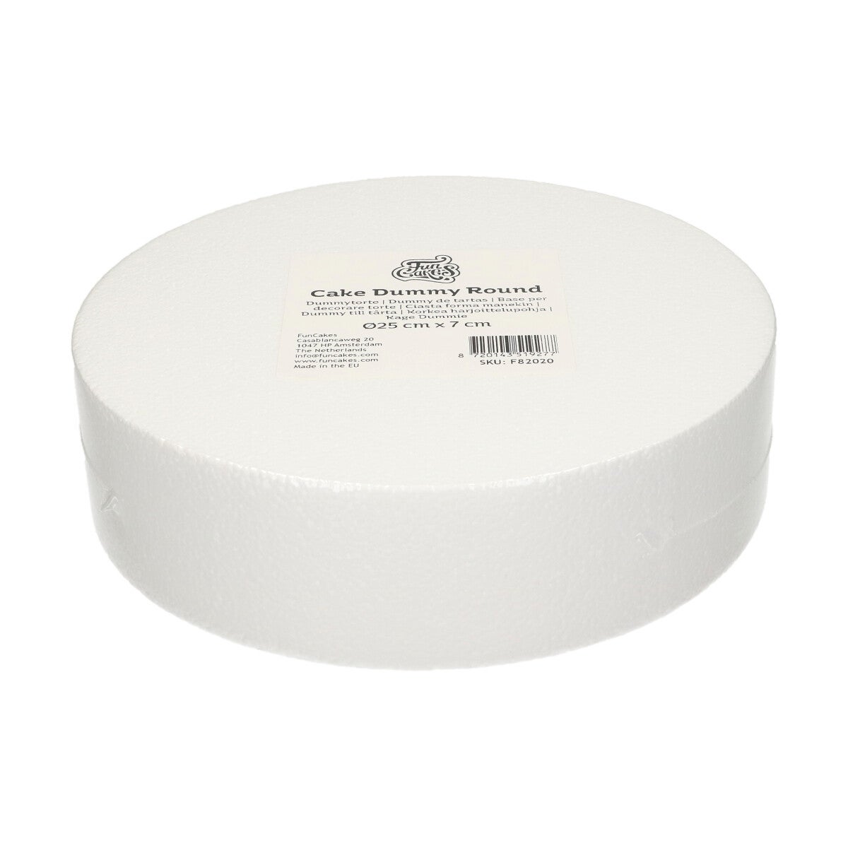 FunCakes Cake Dummy Rond 7cm -Ø25cm-
