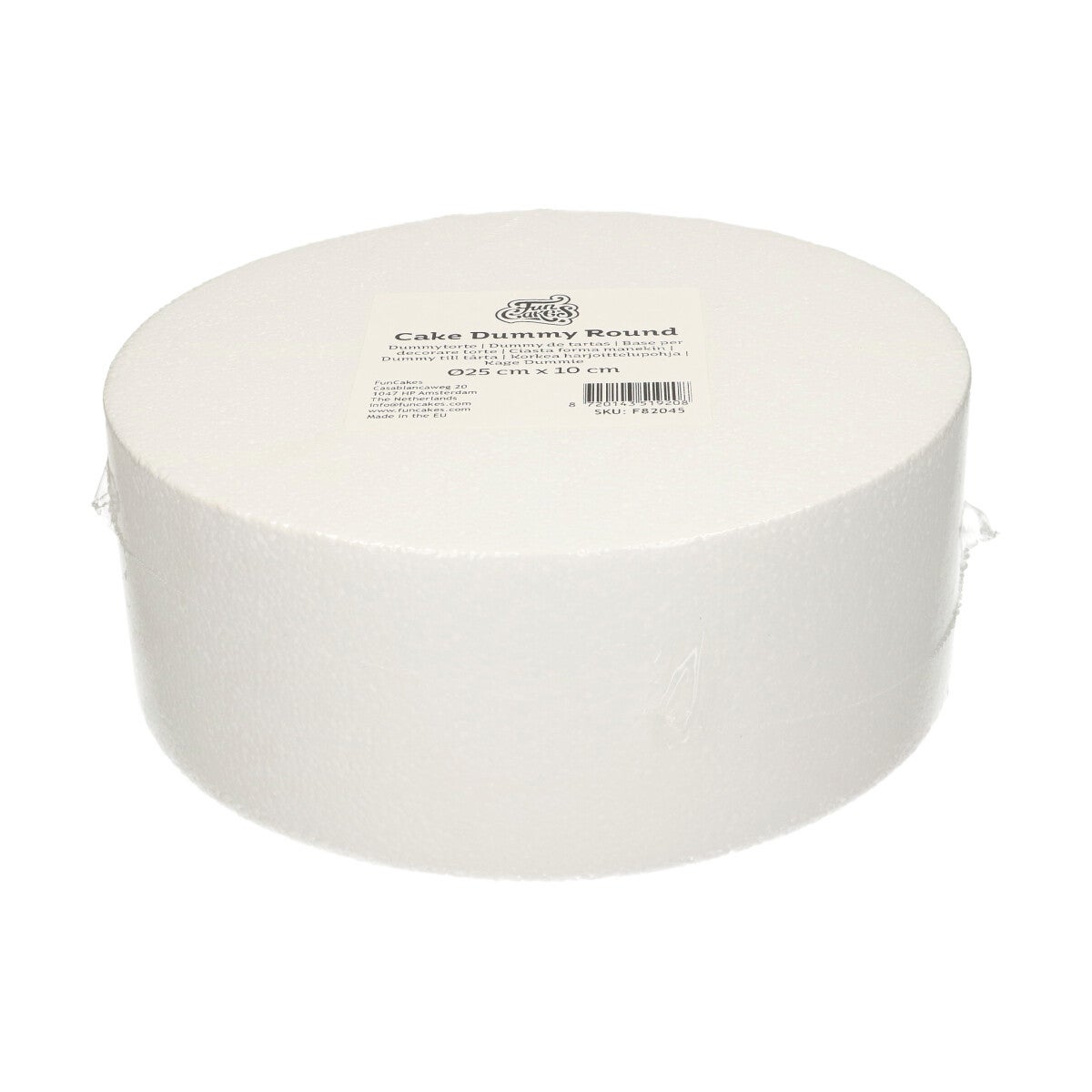 FunCakes Cake Dummy Rond 10cm -Ø25cm-
