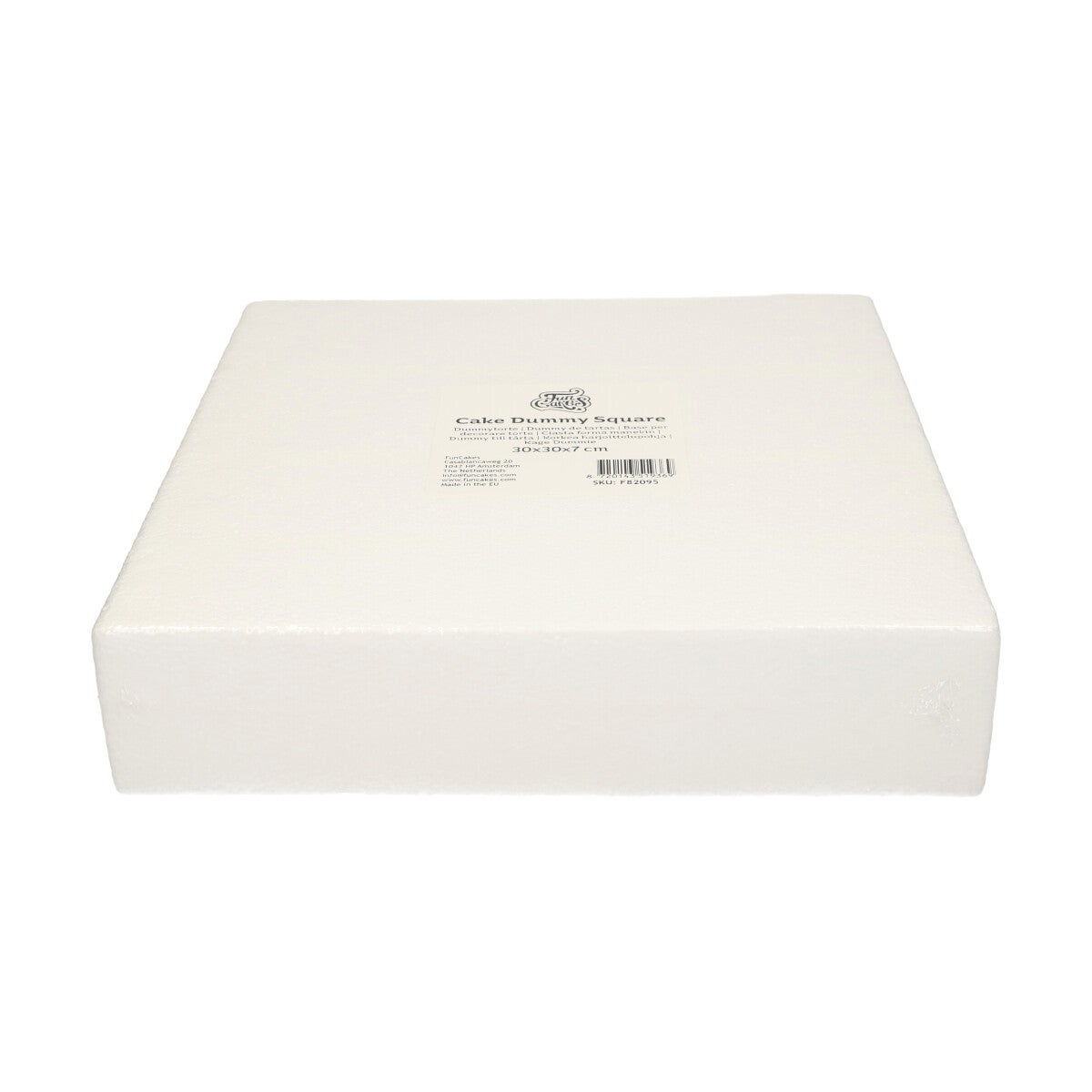 FunCakes Cake Dummy Carré 7cm -30x30cm-