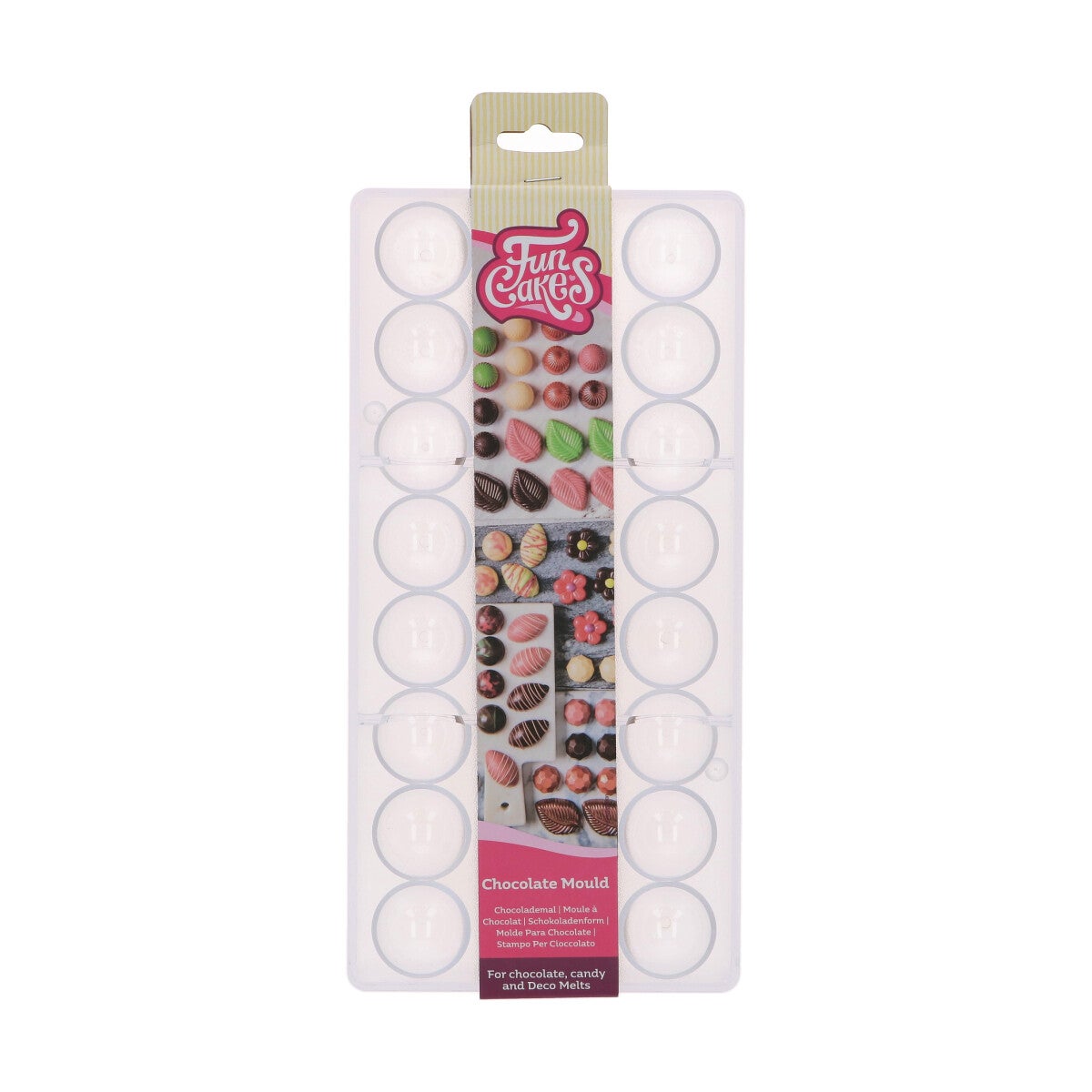 FunCakes Moule à Chocolat Dôme