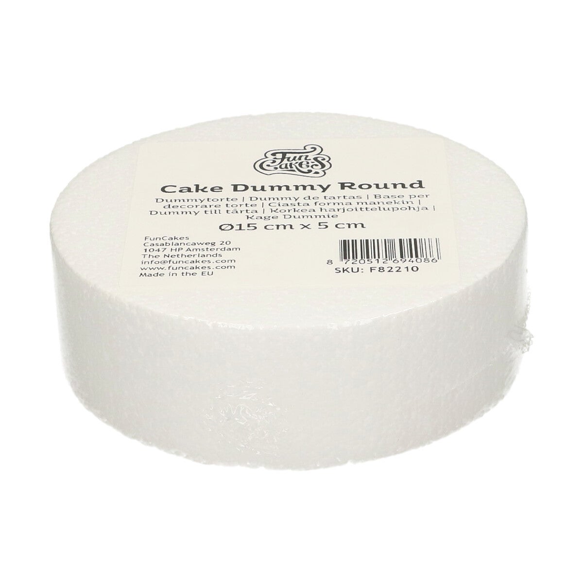 FunCakes Cake Dummy Round Ø15 cm x 5 cm
