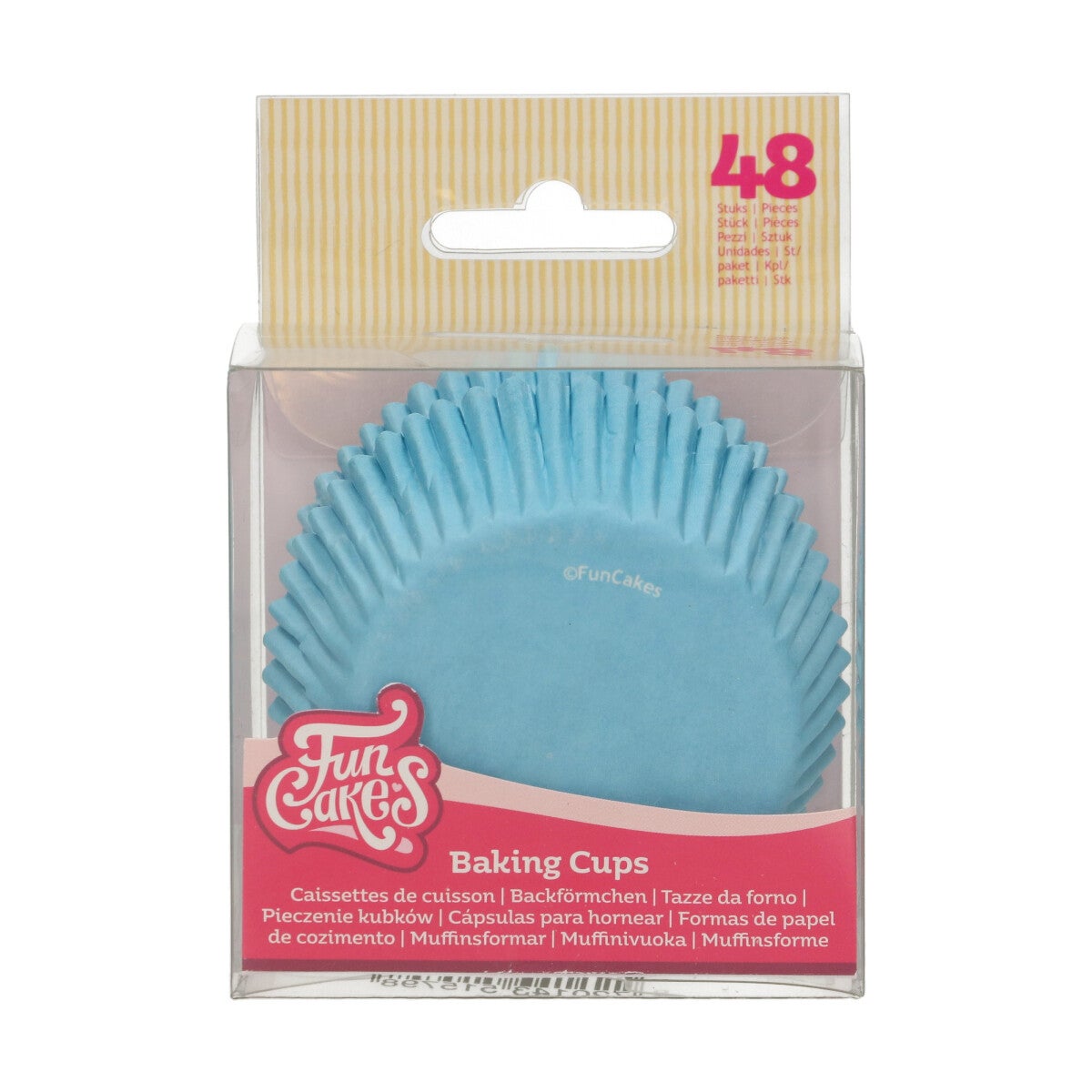 FunCakes Caissettes à Cupcakes Bleu clair pcs/48