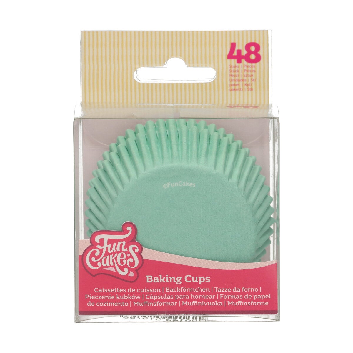 FunCakes Caissettes à Cupcakes Vert menthe pcs/48