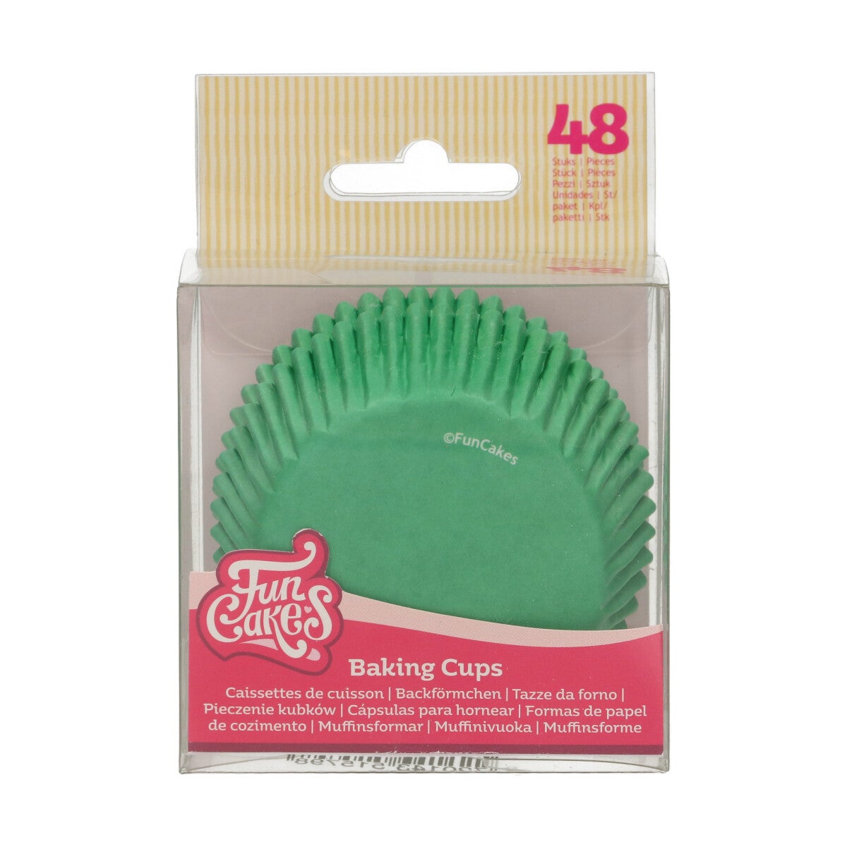 FunCakes Caissettes à Cupcakes Vert Gazon pcs/48