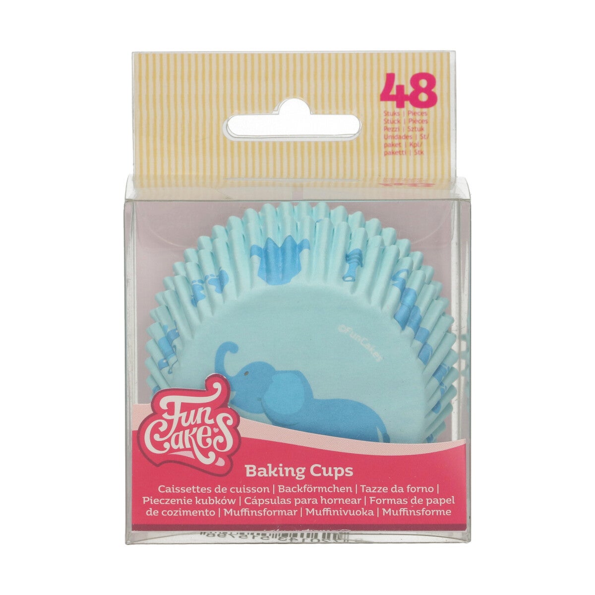 FunCakes Caissettes à Cupcakes Bébé Bleu pcs/48