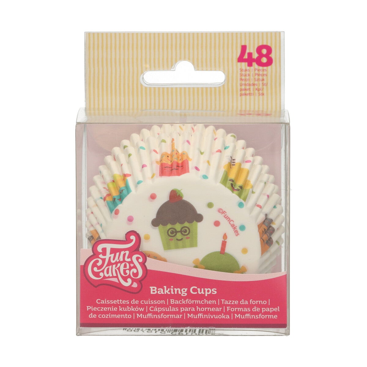 FunCakes Caissettes à Cupcakes Fête pcs/48