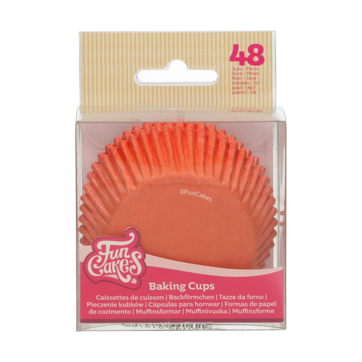 FunCakes Caissettes à Cupcakes Orange pcs/48