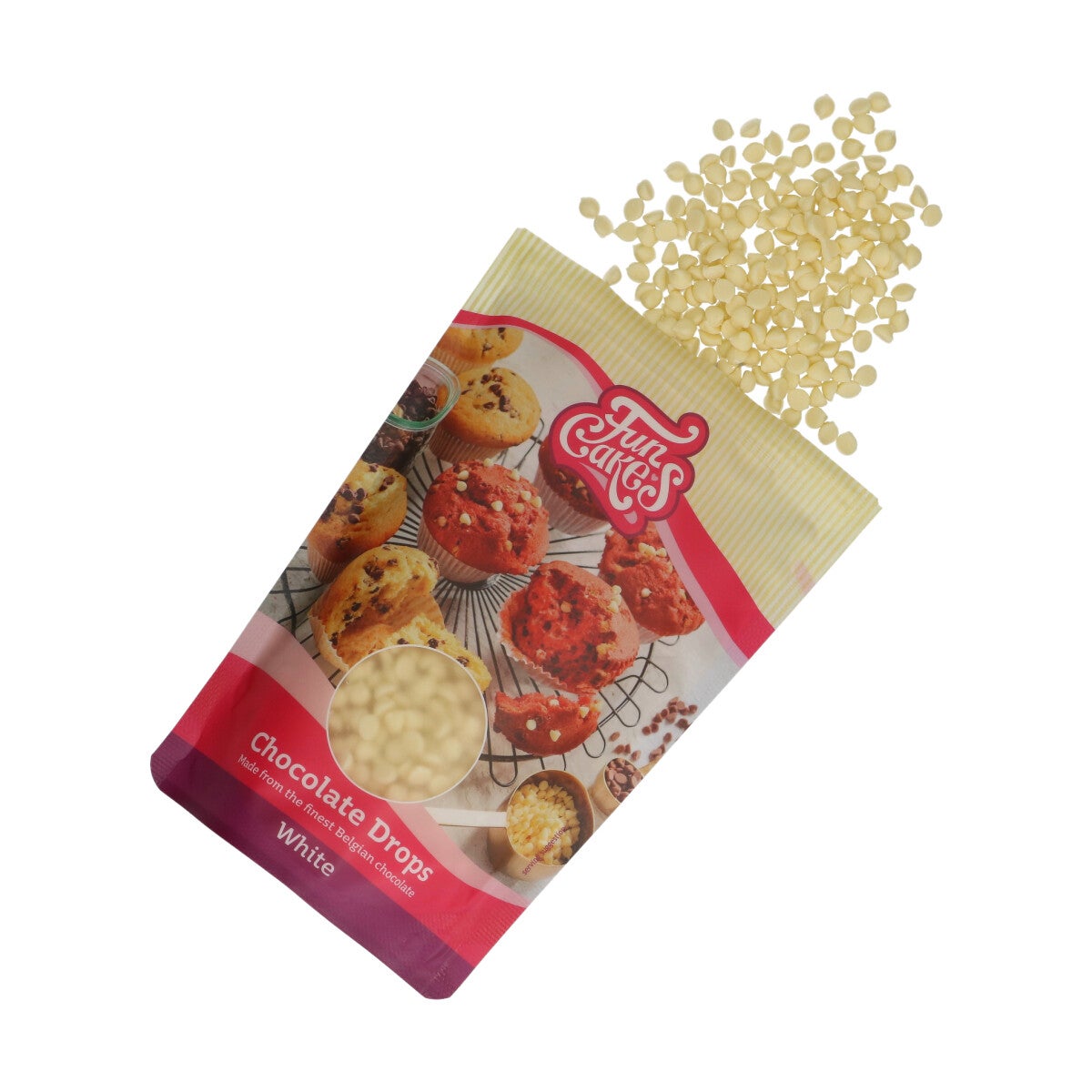 FunCakes Gouttes de chocolat blanc 350 g