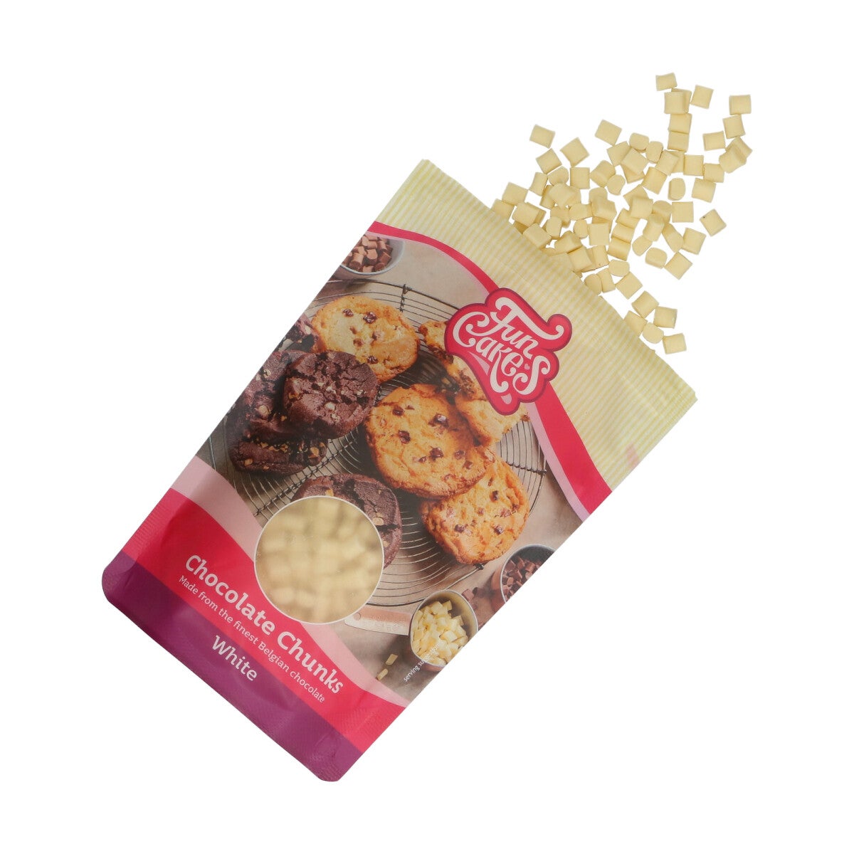 FunCakes Morceaux de chocolat blanc 350 g