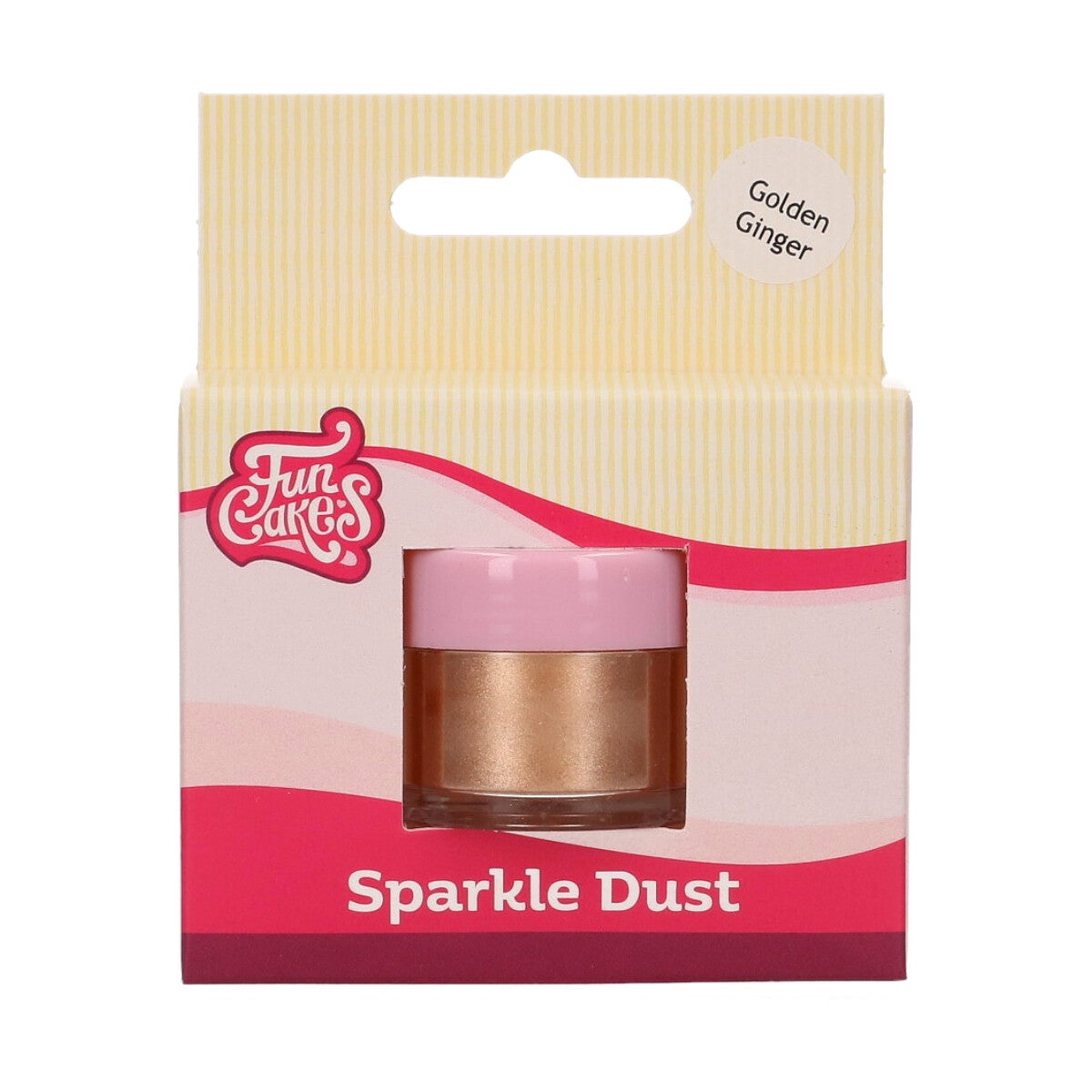 FunCakes Poudre Alimentaire Scintillante Golden Ginger