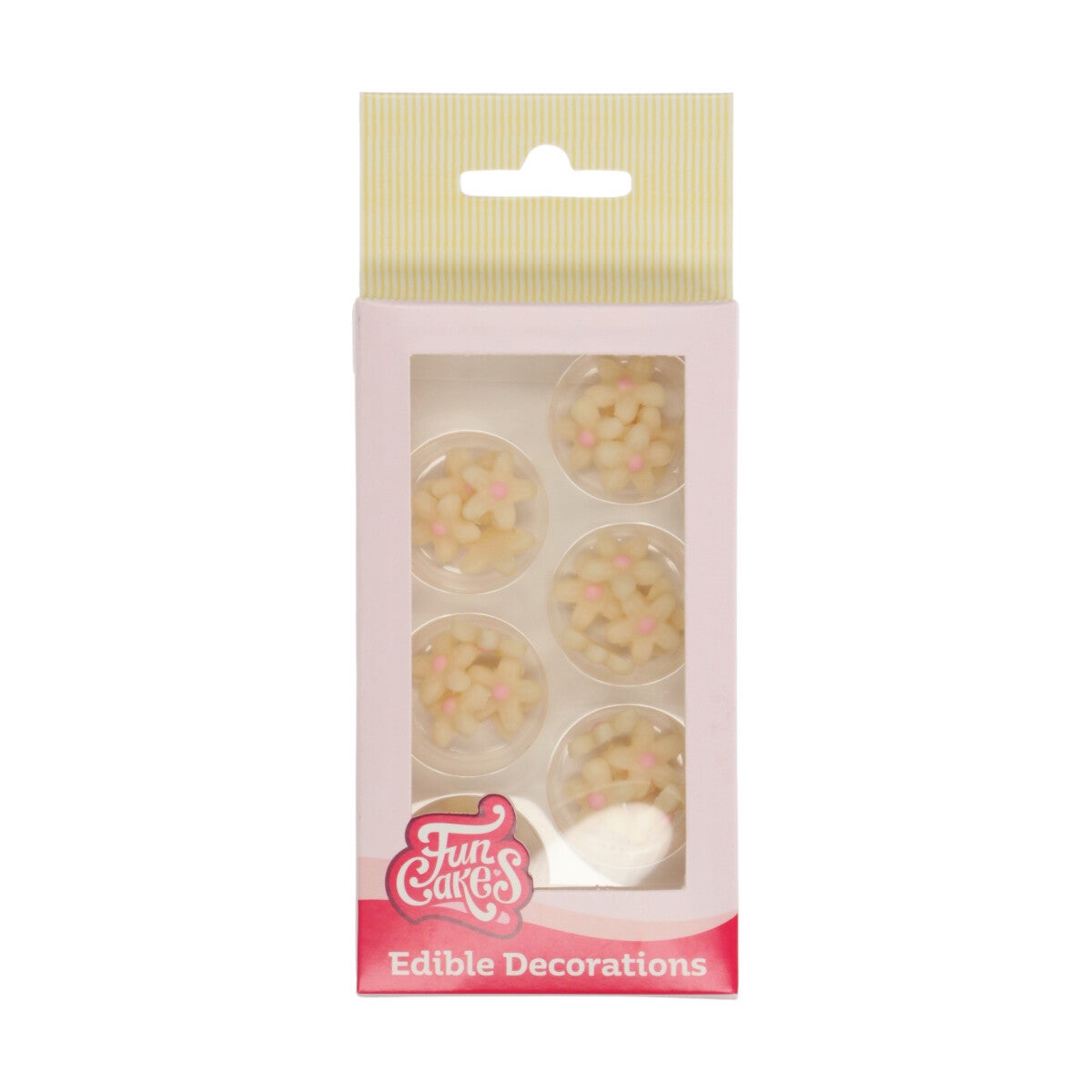FunCakes Décorations en pâte d’amande ChrysanthèmeBlancRose