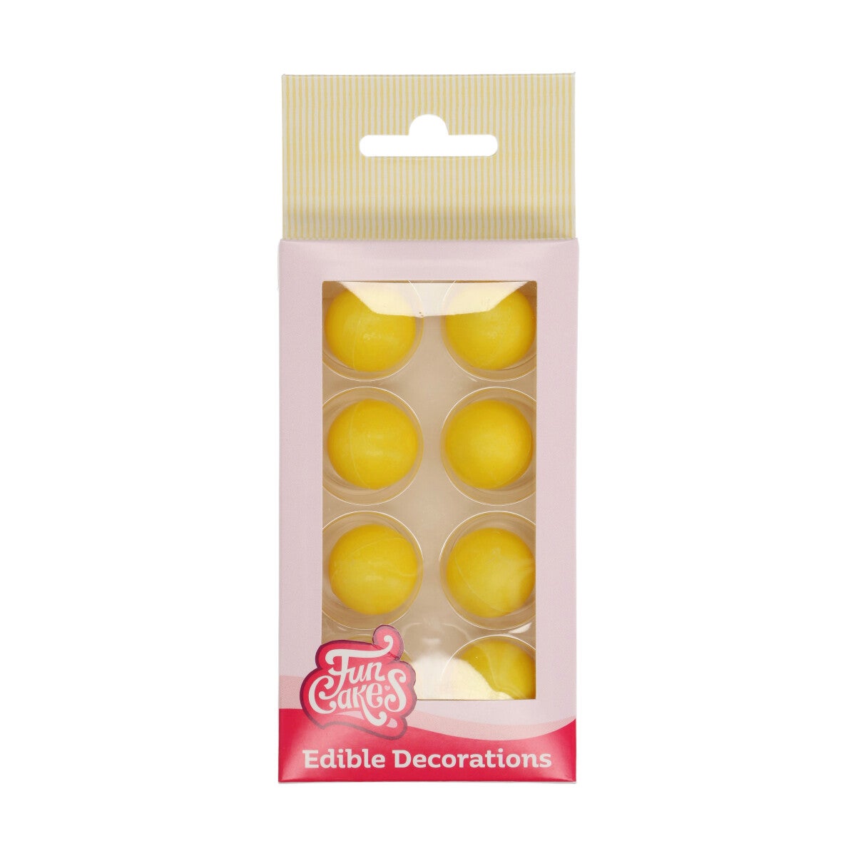 FunCakes Perles au Chocolat - Jaune Set/8