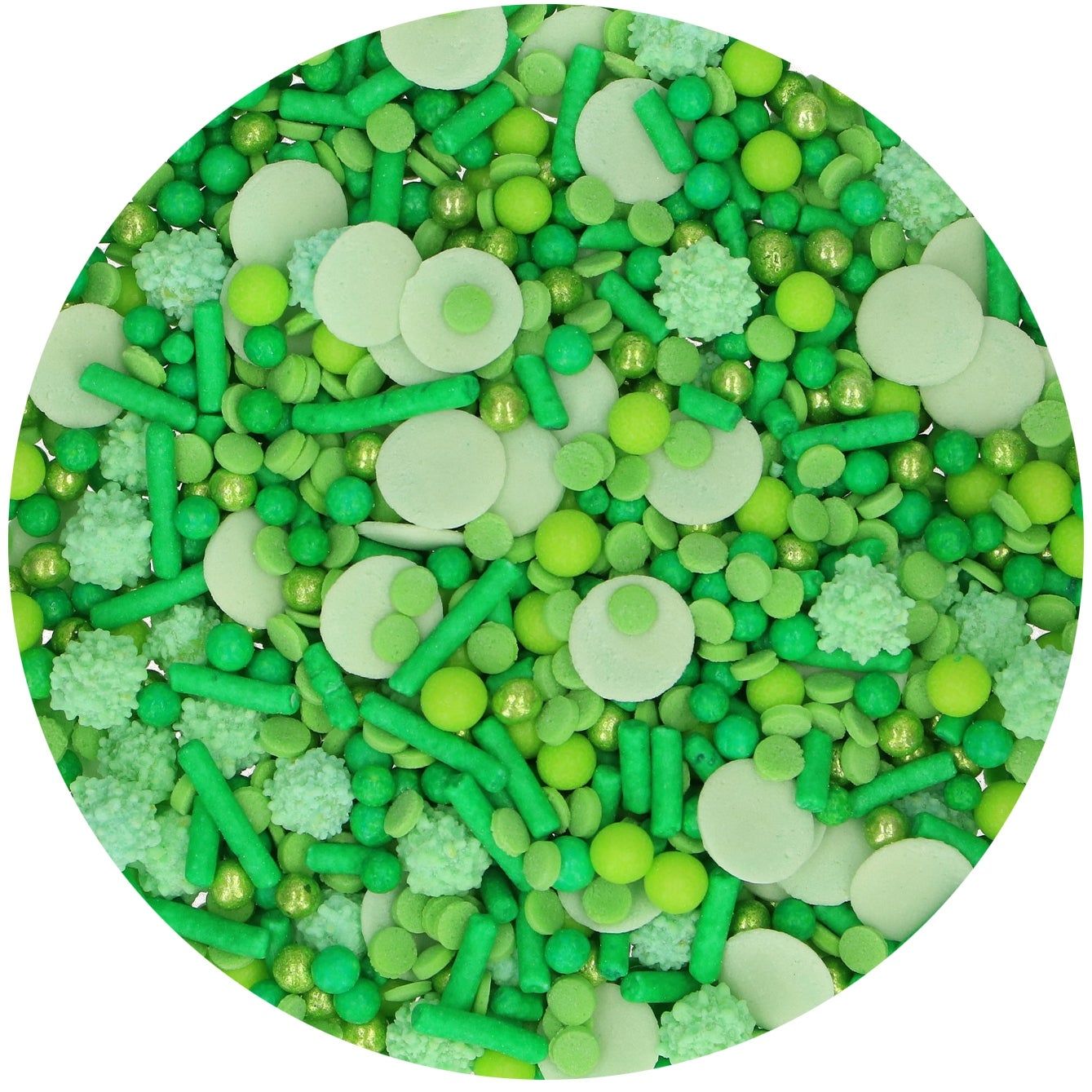FunCakes Medley Paillettes - Green - 65g