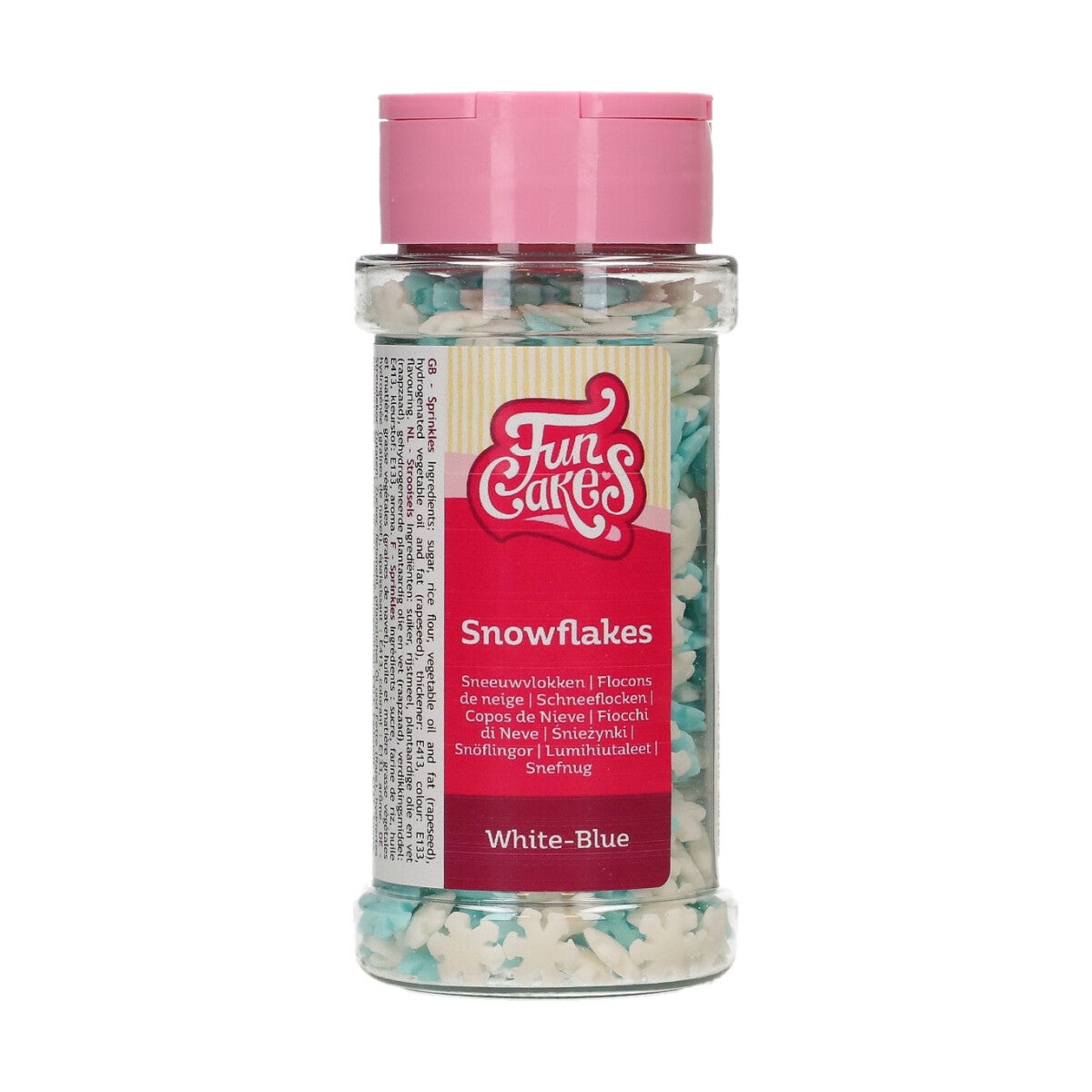 FunCakes Flocons de neige blanc/bleu 50 g