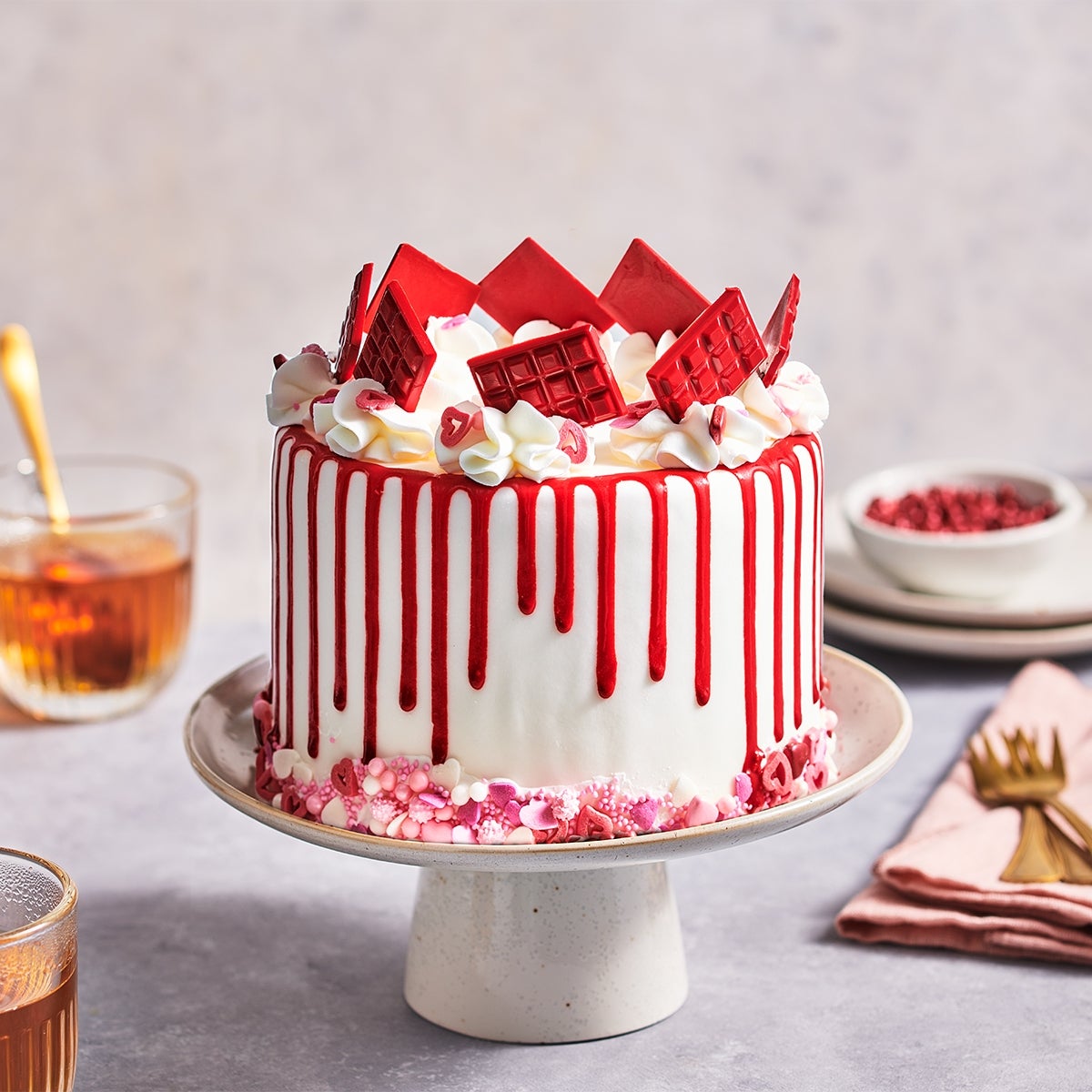 FunCakes Choco Drip Rouge 180 g