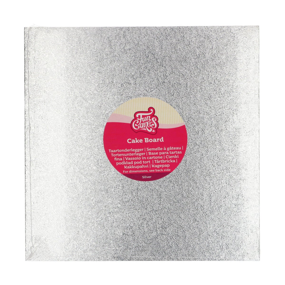 FunCakes Cake Board Carré 27,5 x 27,5 cm
