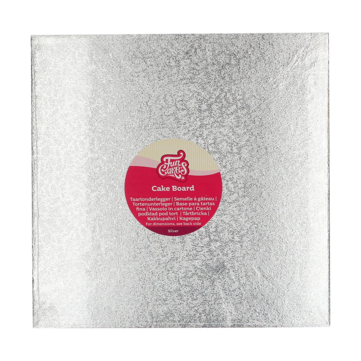 FunCakes Cake Board Carré 30,5 x 30,5 cm