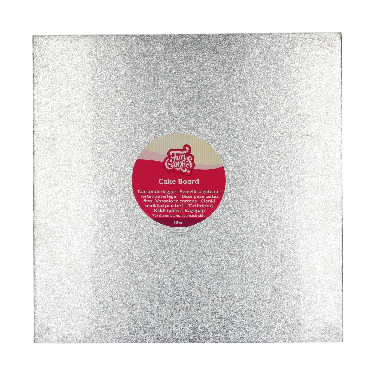 FunCakes Cake Board Carré 33 x 33 cm