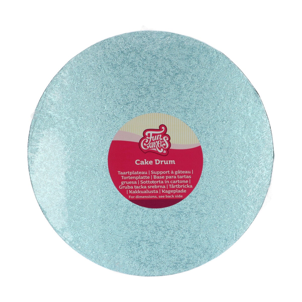 FunCakes Cake Drum Rond Ø25cm -Baby Blue