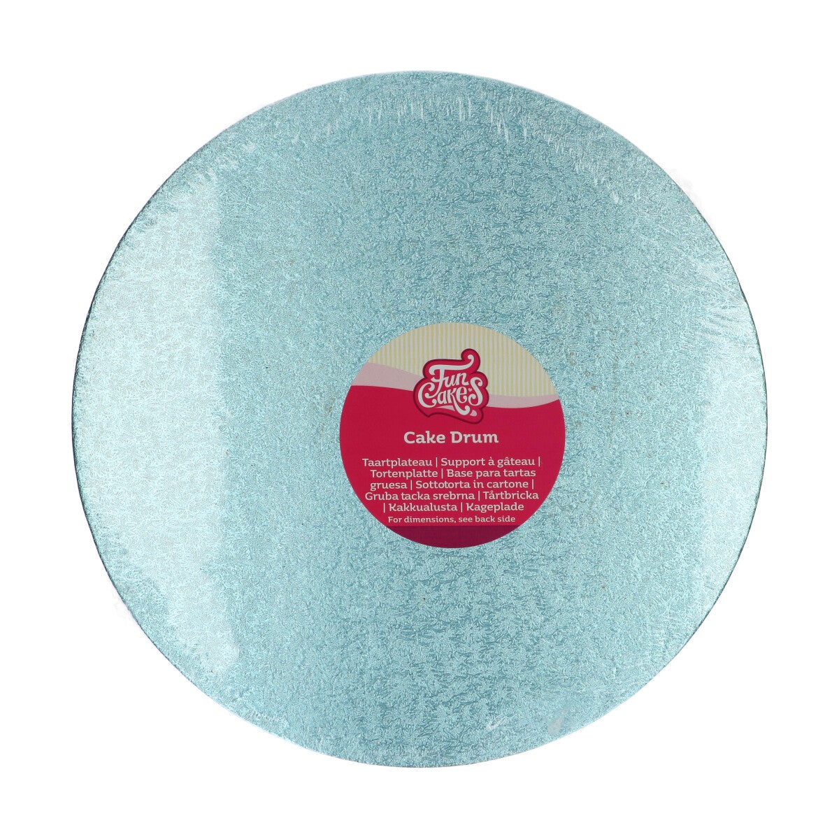 FunCakes Cake Drum Rond Ø30,5cm -Baby Blue-