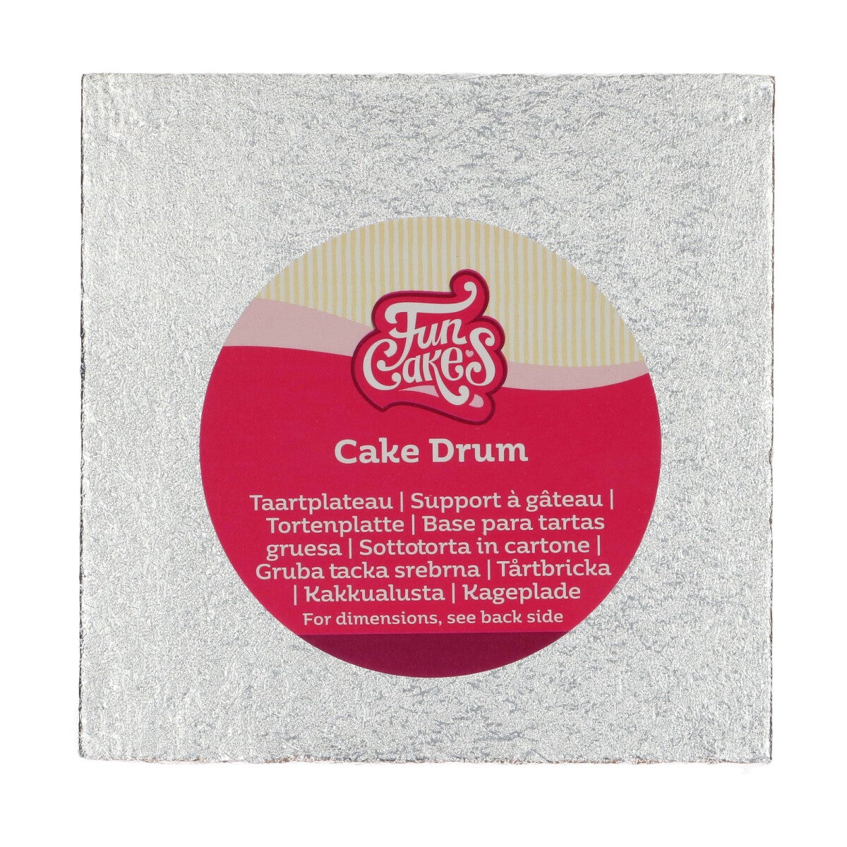 FunCakes Cake Drum Carré 15cm