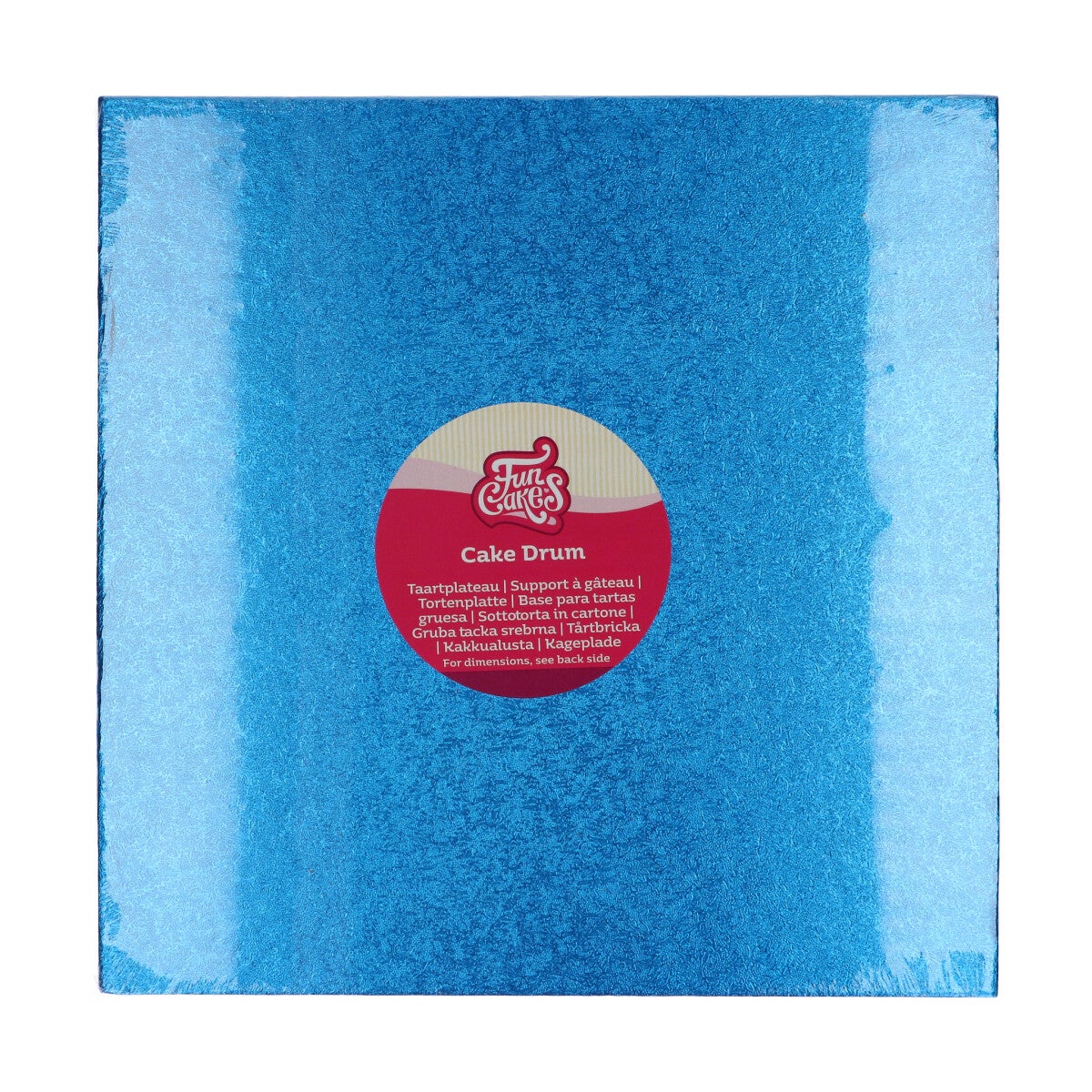 FunCakes Cake Drum Carré 30,5cm -Bleu-