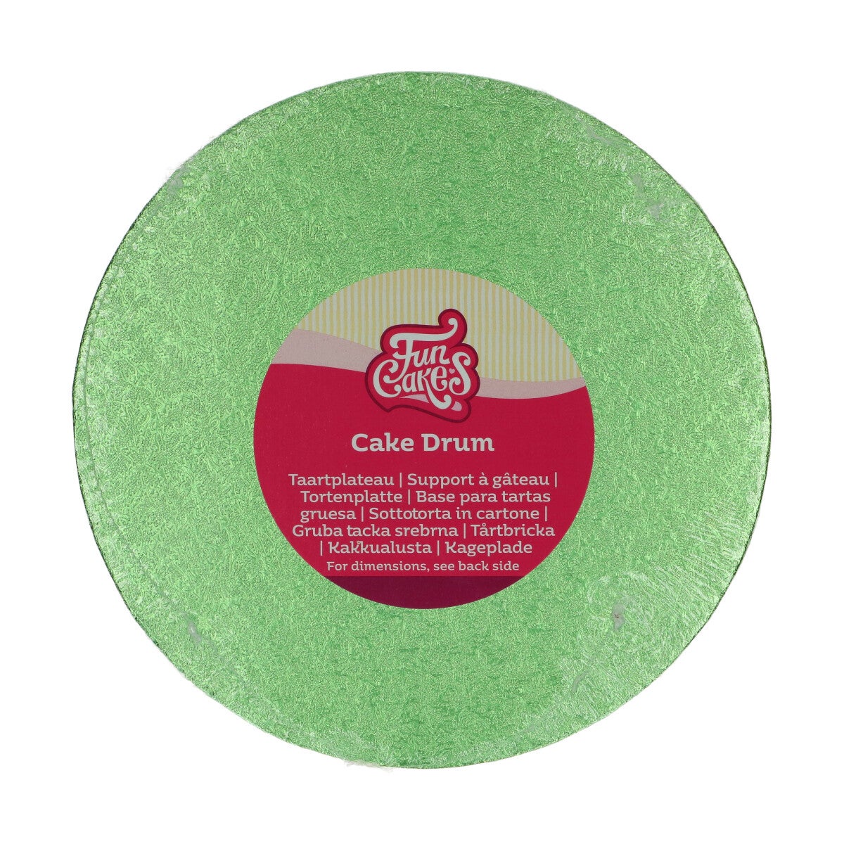 FunCakes Cake Drum rRnd Ø20 cm - Vert clair