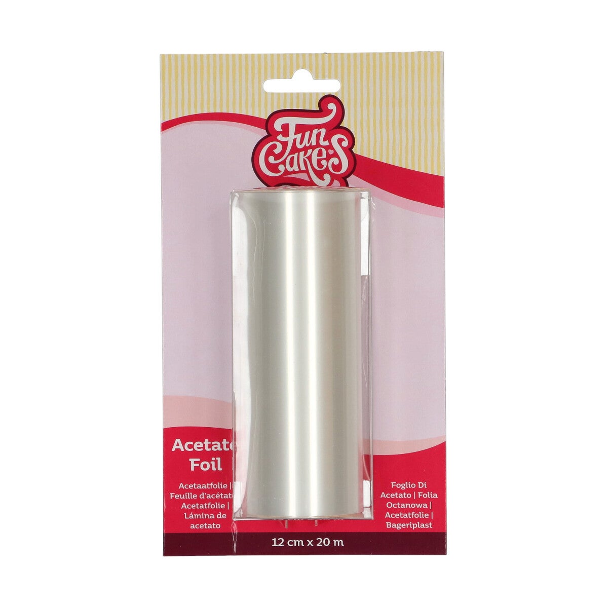 FunCakes Rouleau Rhodoïd 12 cm x 20 m