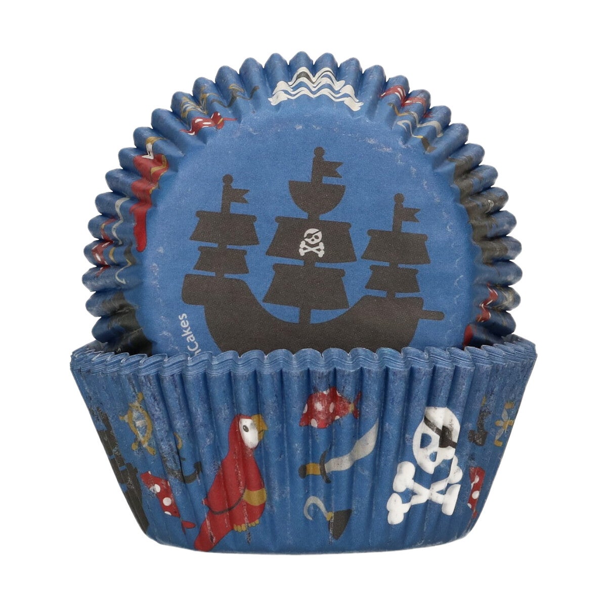 FunCakes Caissettes à Cupcakes Pirates pcs/48