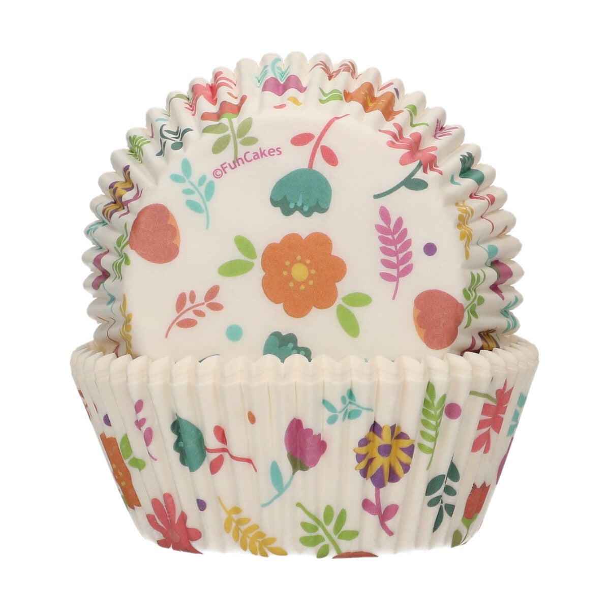 FunCakes Caissettes à Cupcakes Motif Floral pcs/48