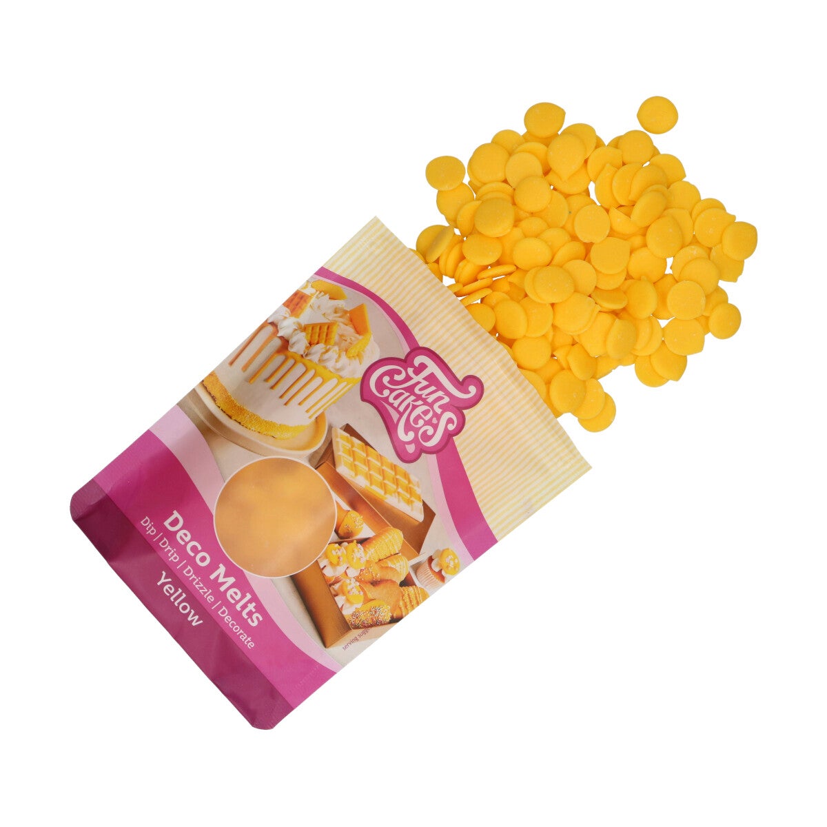 FunCakes Deco Melts -Jaune- 250g