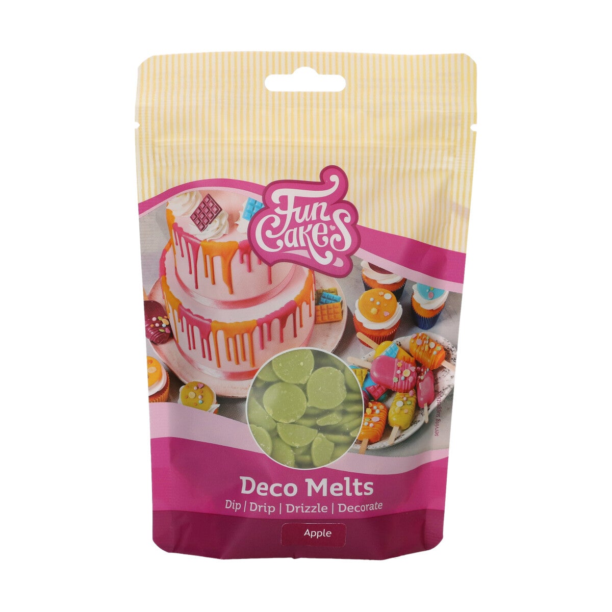 FunCakes Deco Melts - Goût pomme verte- 250g