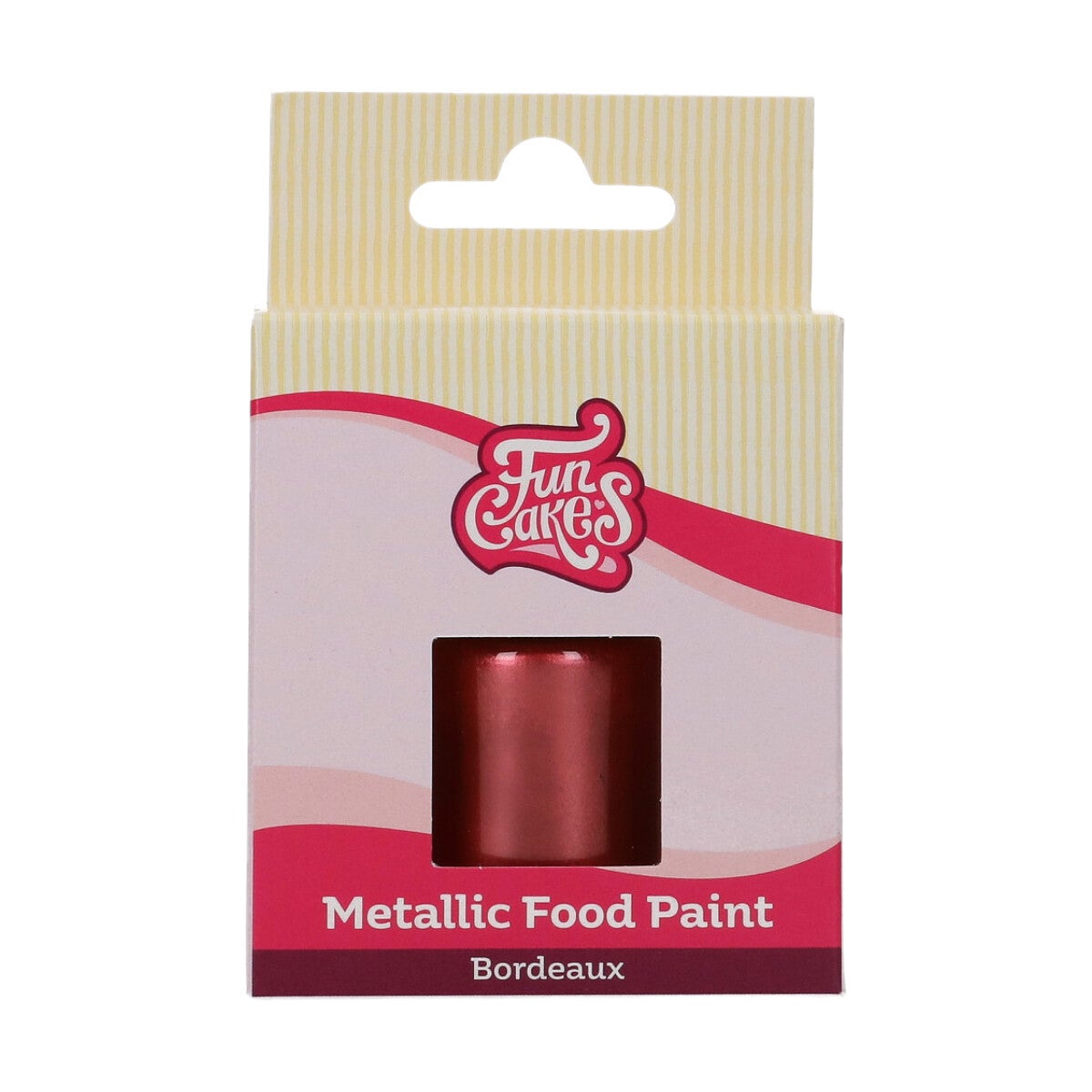 FunCakes Peinture Alimentaire Métallique Bordeaux 30 ml