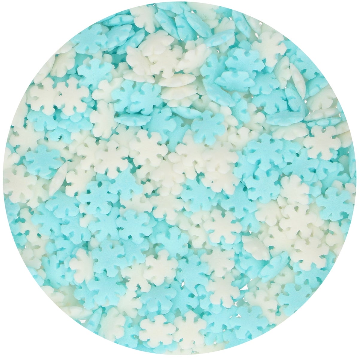 FunCakes Flocons de neige blanc/bleu 150 g