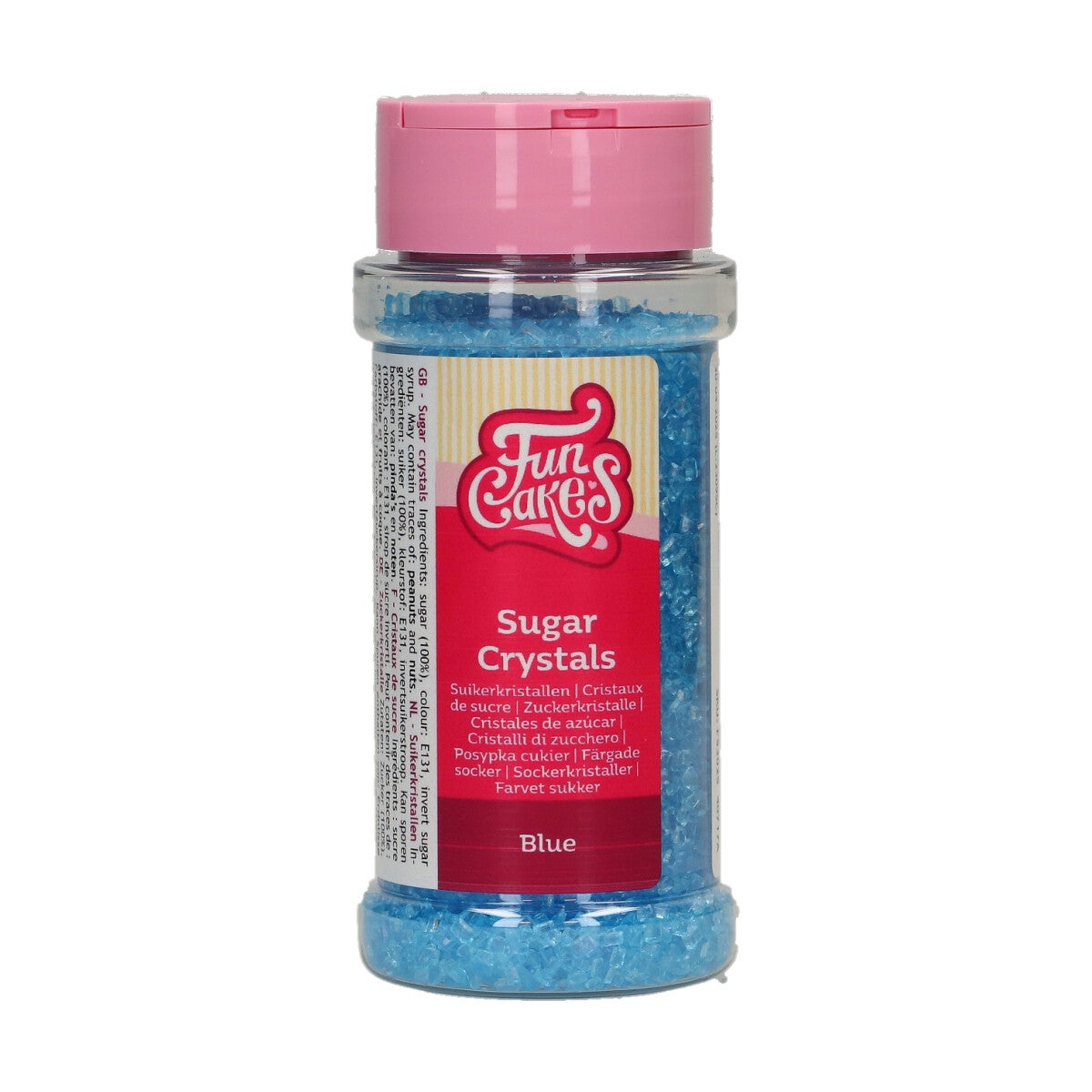 FunCakes Sugar Crystals -Bleu- 80g