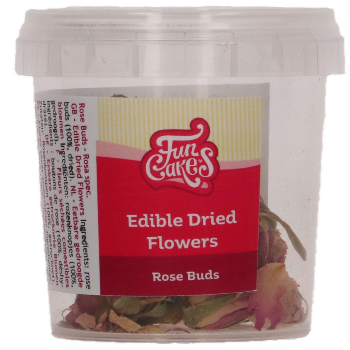FunCakes Fleurs Séchées Comestibles Boutons de Rose 9 g