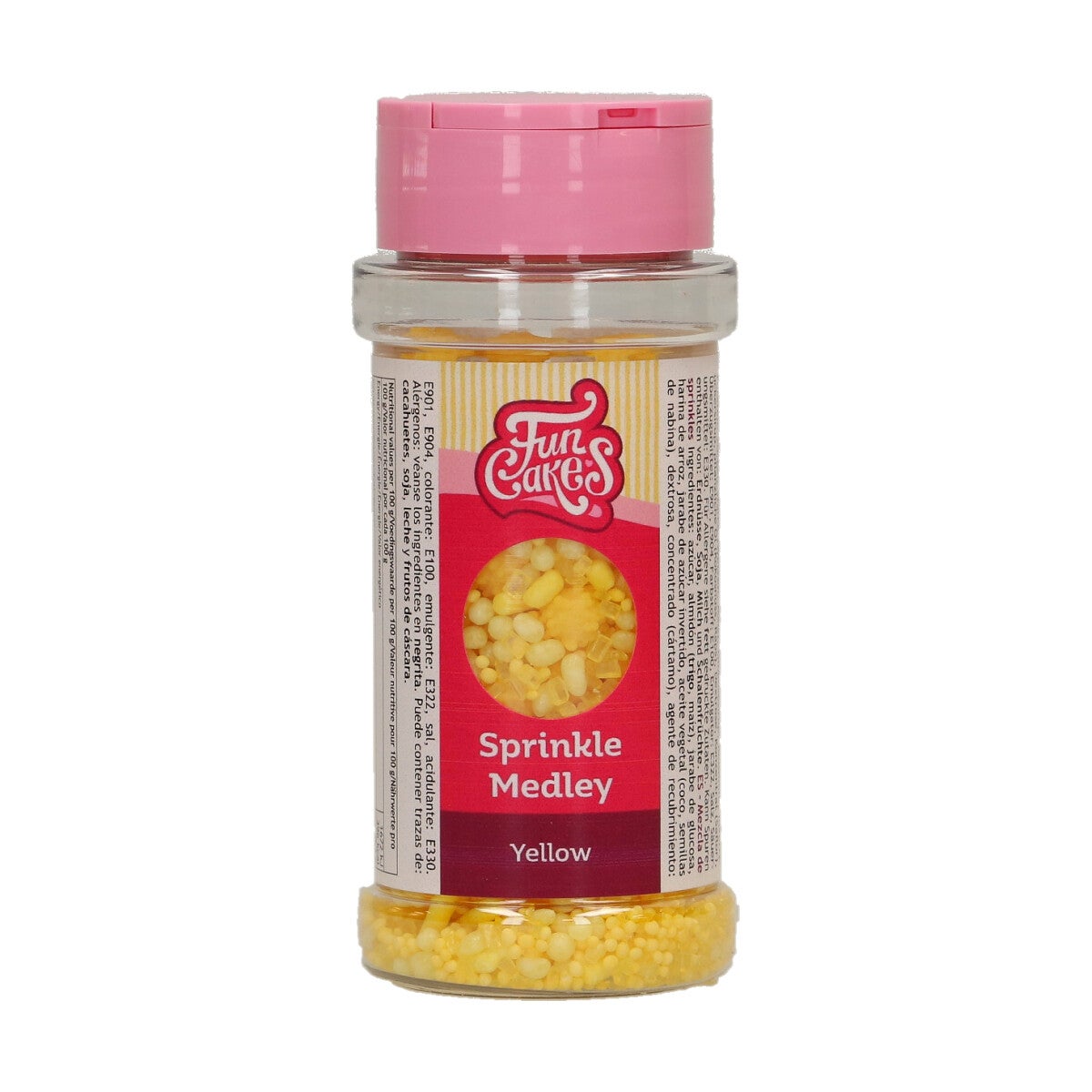 FunCakes Sprinkle Medley Jaune 70g