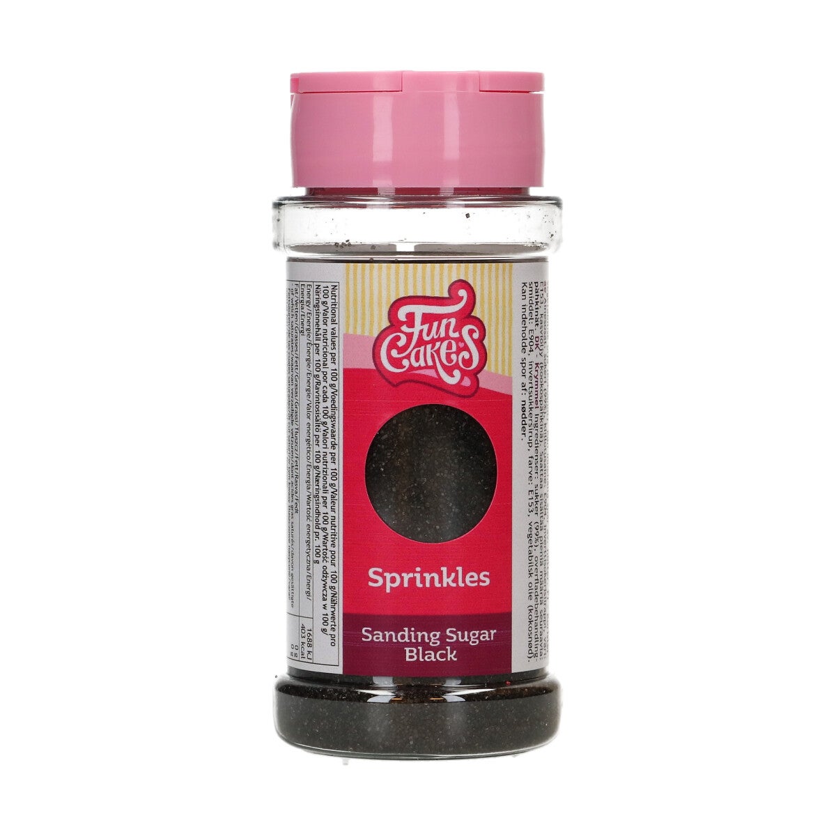 FunCakes Sanding Sugar 80g - Noir