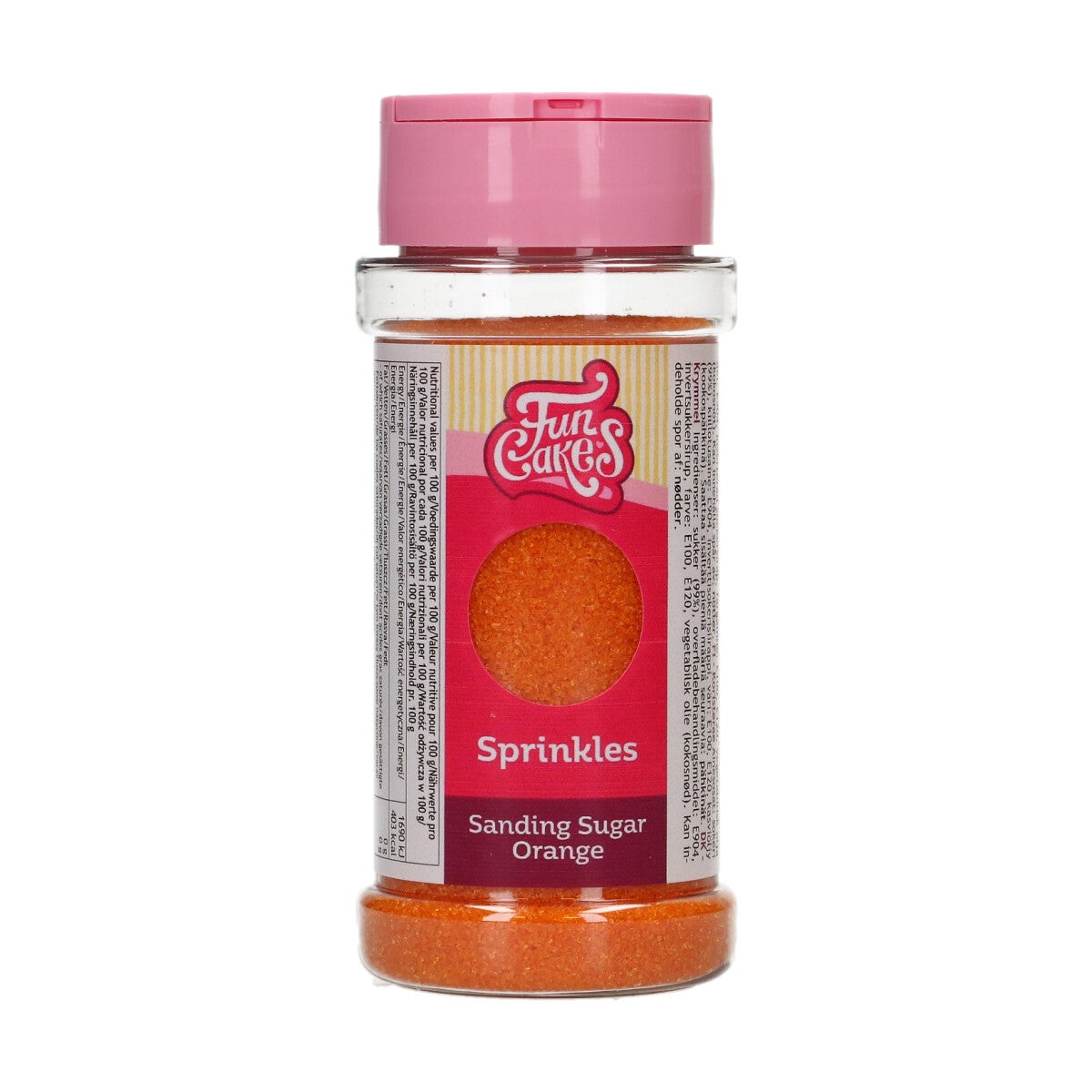 FunCakes Sanding Sugar 80g - Orange