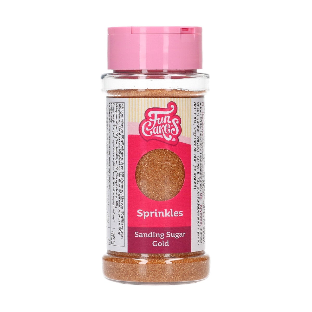 FunCakes Sanding Sugar 80g - Or