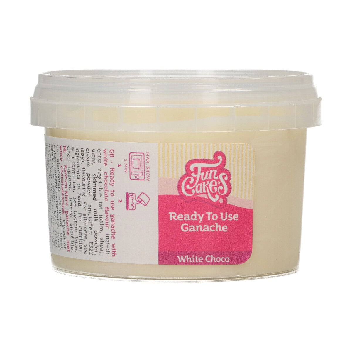 FunCakes Ganache Prête à l’emploi - White Choco 260g