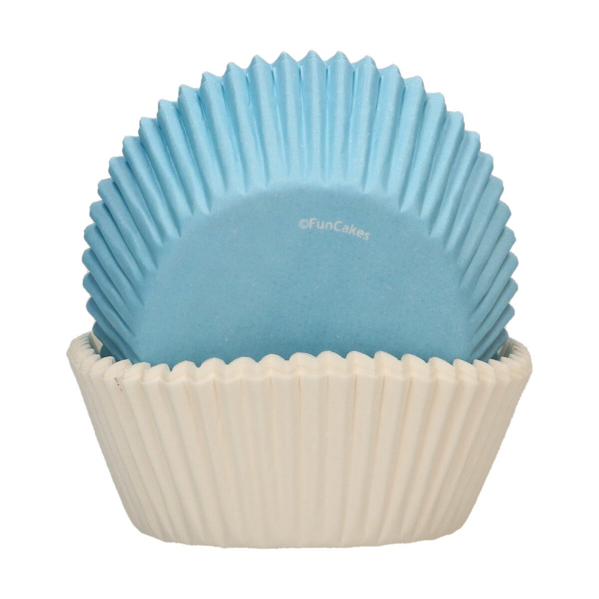 FunCakes Baking Cups Light Bleu / Blanc pk/48