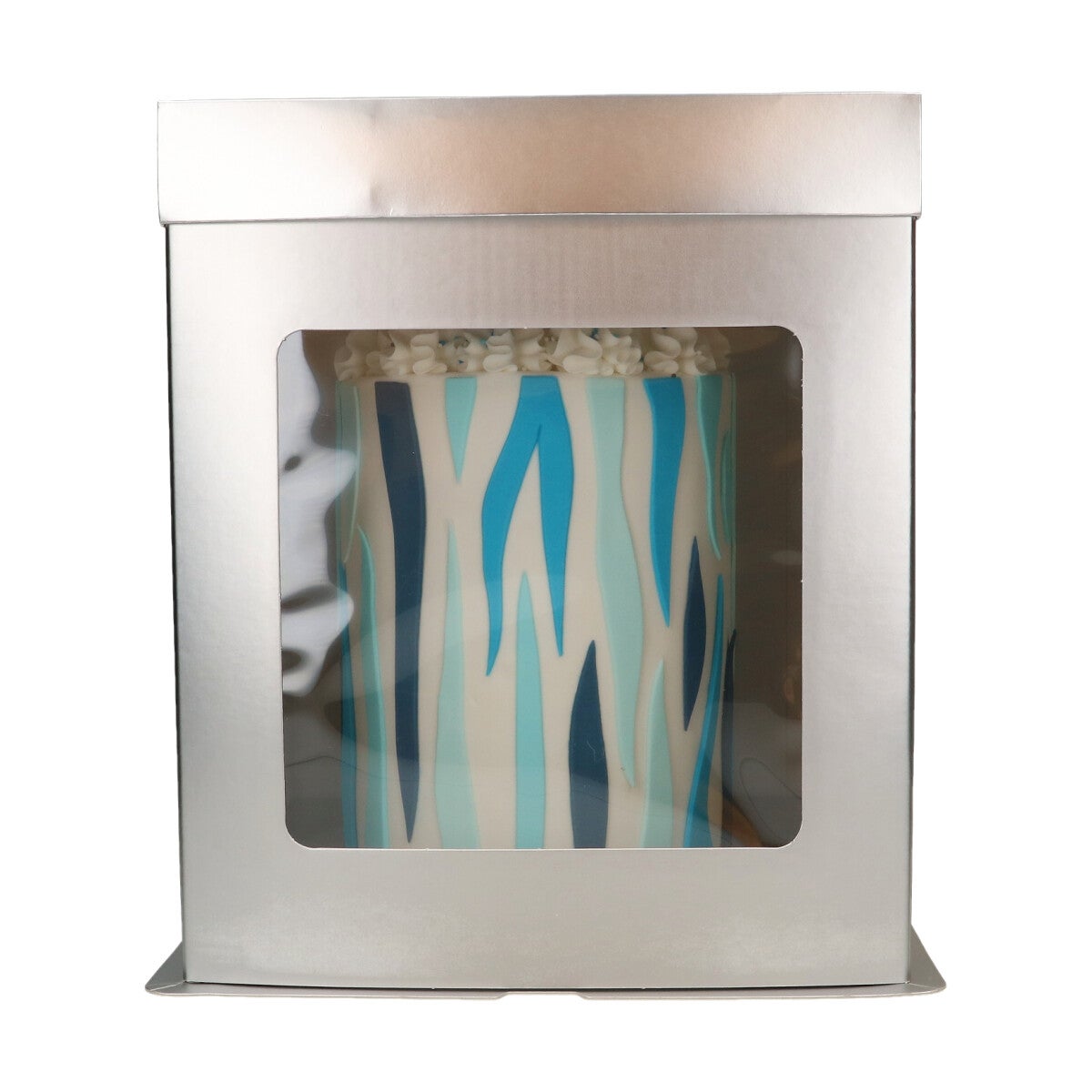 FunCakes Tall Cake Box 30,4 x 30,4 x 34,5 cm - Argent