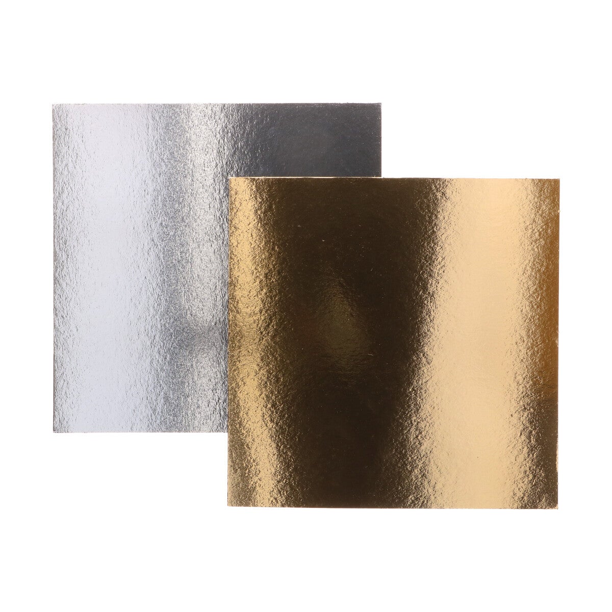 FunCakes Plateaux à Gâteau - Argent/Or - Carré- 30cm pk/100